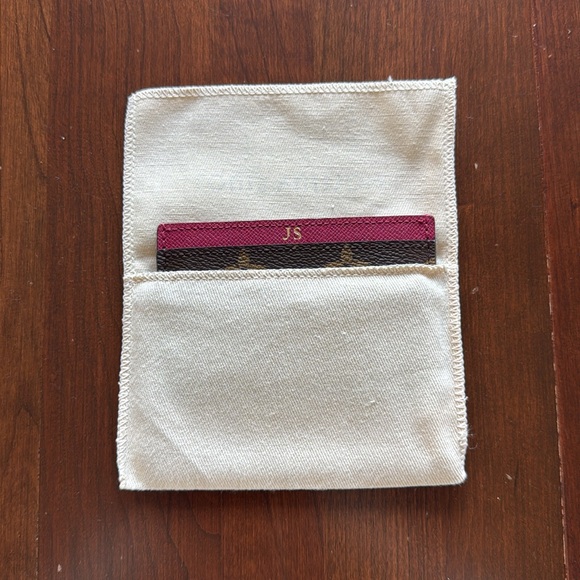 Louis Vuitton Card Holder Monogram Fuchsia - Picture 4 of 6